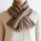 DOUBLE CABLE SCARF