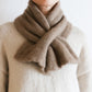 DOUBLE CABLE SCARF